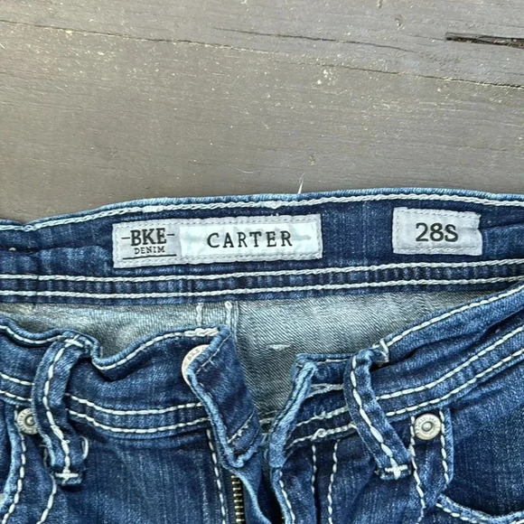 BKE men’s Carter stretch boot cut jeans size 28S - Picture 3 of 6